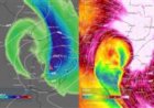 Ciclone traz ventos de até 90 km/h ao Sul e ar polar se espalha até o Sudeste
