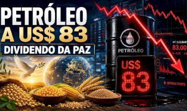 O dividendo da paz e o tombo do petróleo a US$ 83 nesta segunda-feira