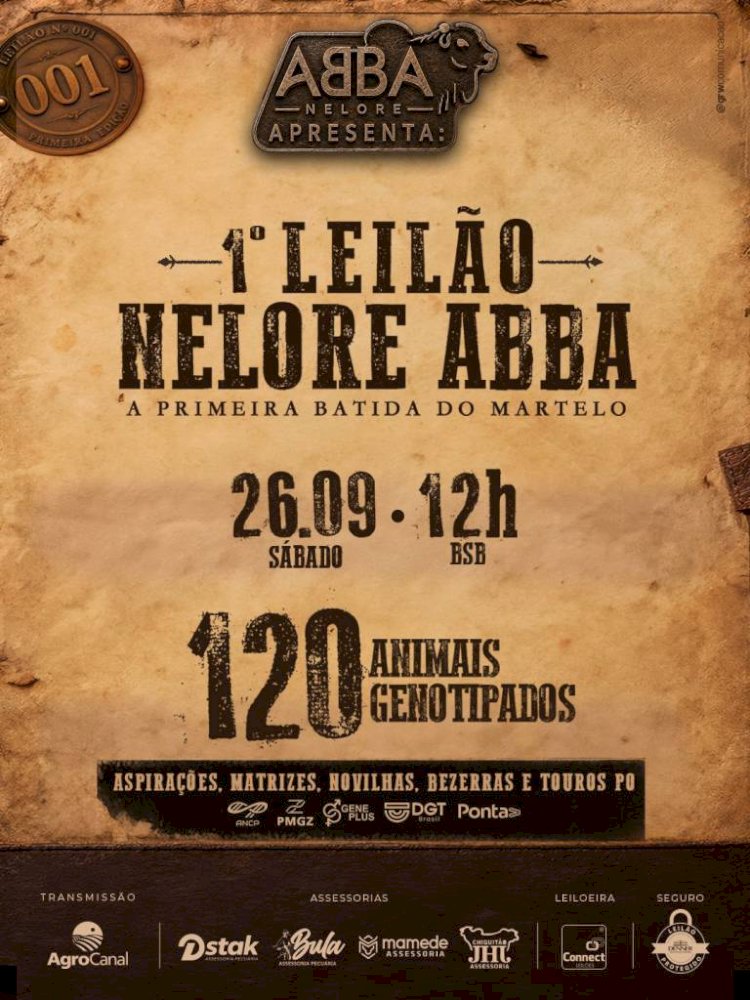 1º LEILÃO NELORE ABBA