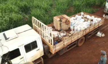 Guarda Civil recupera carga de defensivos de R$ 200 mil na região de Ribeirão Preto