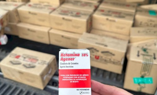 Operação desarticula esquema nacional de desvio de cetamina veterinária para o uso como droga