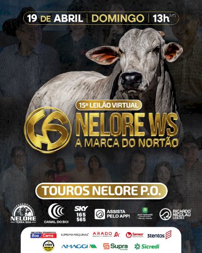 15º LEILÃO VIRTUAL NELORE WS