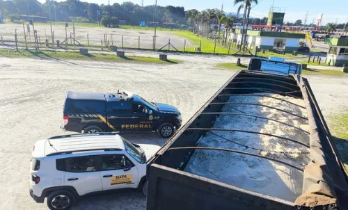 Carga de açúcar com suspeita de areia é apreendida no Porto de Paranaguá